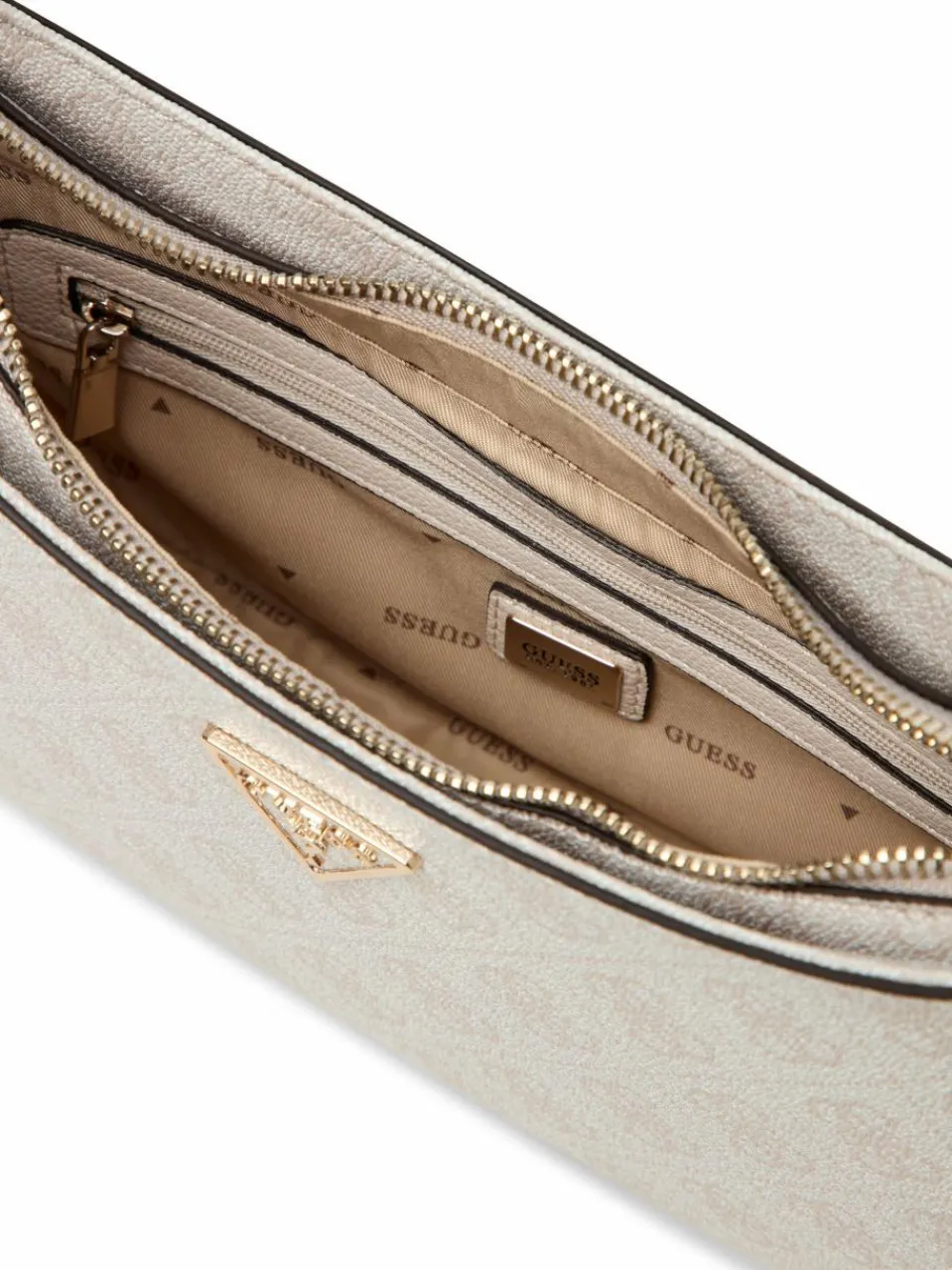 GUESS Taschen & Rucksäcke<Damen Umhängetasche - Noelle kitt gemustert