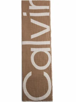 Calvin Klein Schals & Tücher<Damen Webschal sand beige gemustert