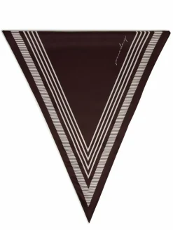 Someday Schals & Tücher<Damen Webschal - Bittie schoko ecru gemustert