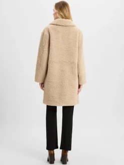 Nümph Jacken & Westen<Damen Wendemantel - NUElliot beige uni