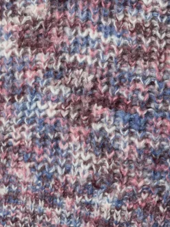 Vila Pullover & Strickjacken<Damen Wendepullover - VIDirma aubergine mehrfarbig meliert