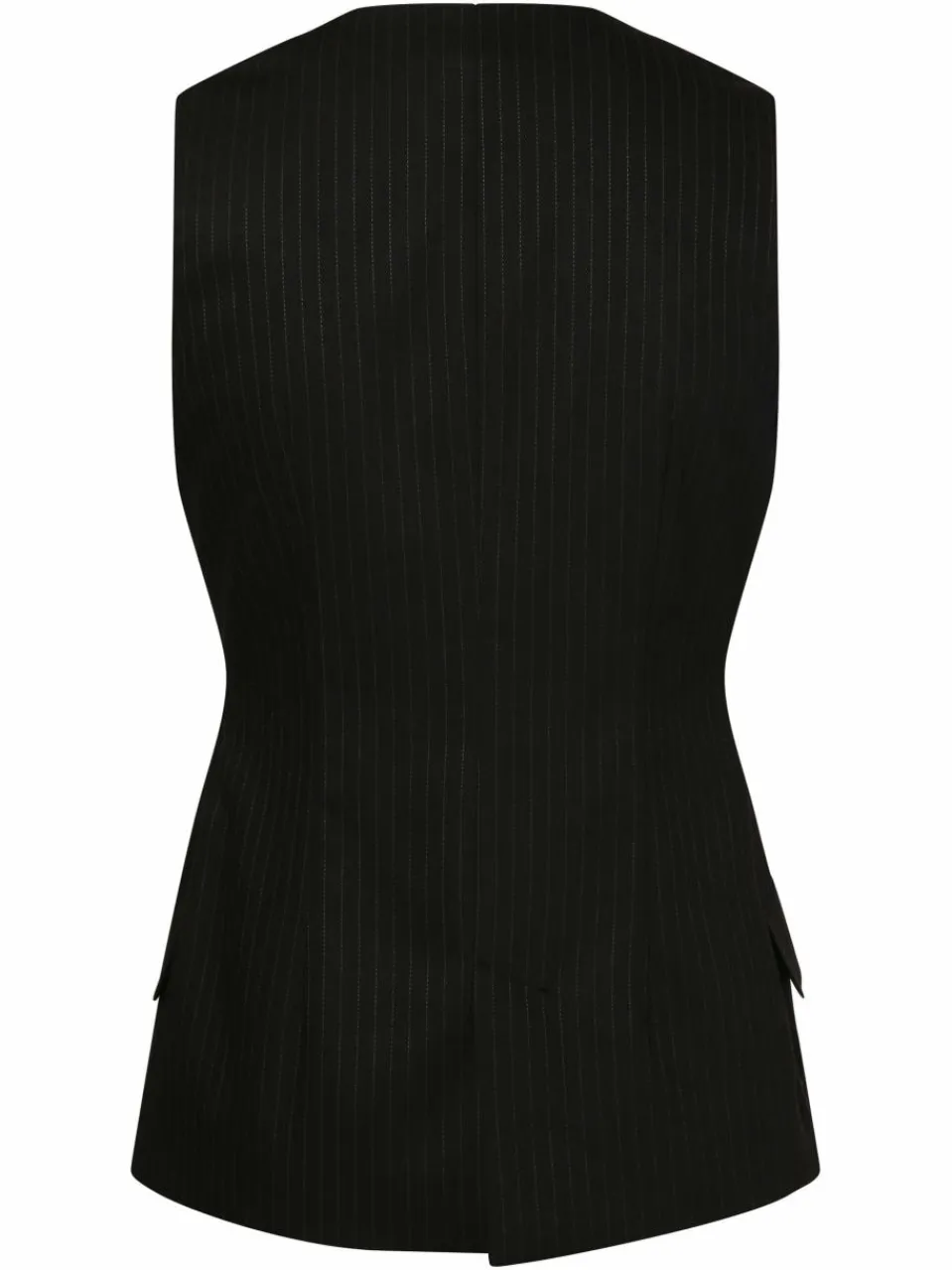 Marie Lund Blazer<Damen Weste schwarz gestreift