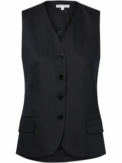 Marie Lund Blazer<Damen Weste marine gestreift