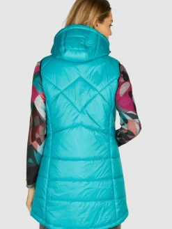 Navigazione Jacken & Westen<Damen Weste türkis uni