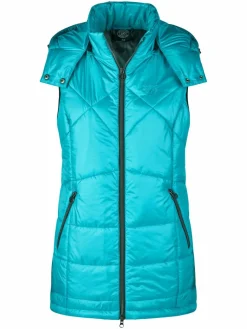 Navigazione Jacken & Westen<Damen Weste türkis uni