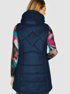 Navigazione Jacken & Westen<Damen Weste blau uni