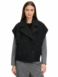 Betty & Co Jacken & Westen<Damen Weste schwarz uni