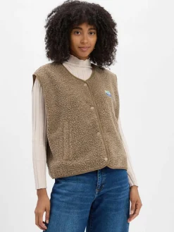 american vintage Jacken & Westen<Damen Weste - Hoktown braun uni