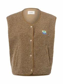 american vintage Jacken & Westen<Damen Weste - Hoktown braun uni