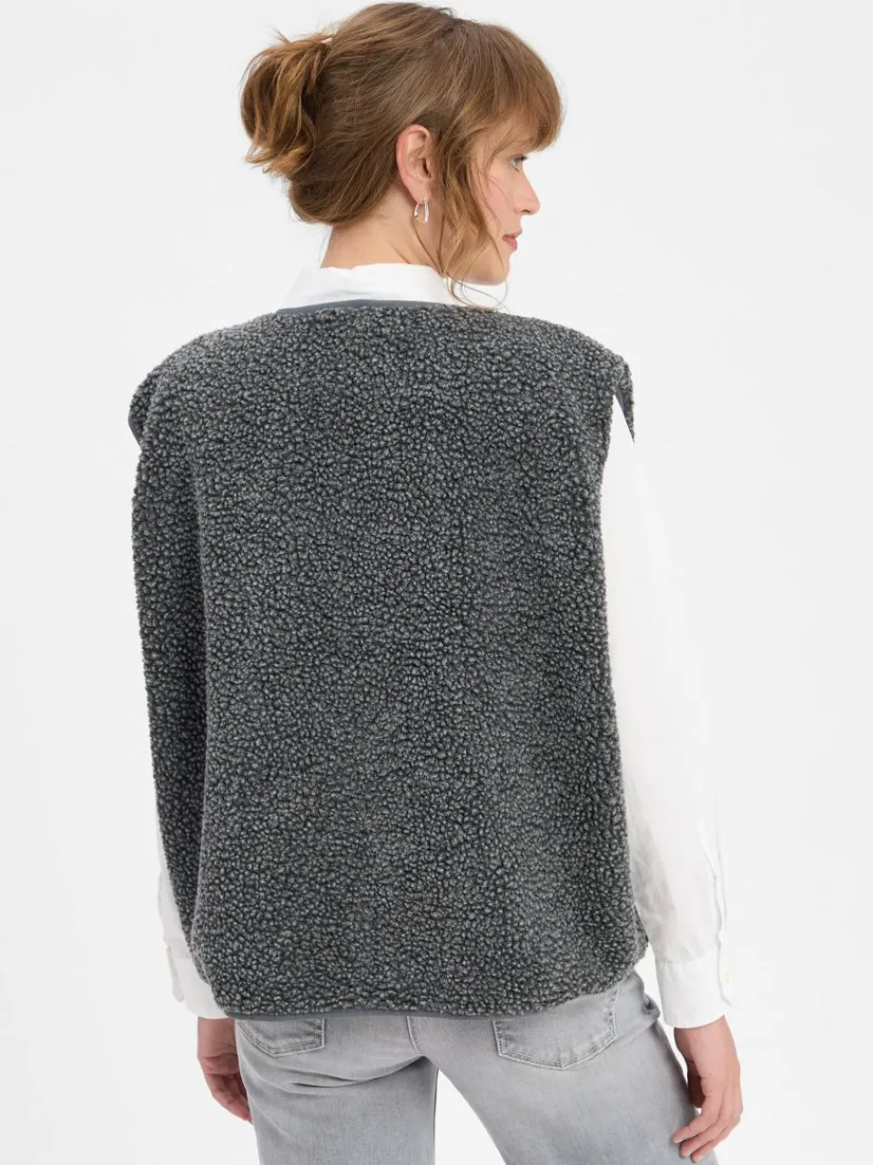 american vintage Jacken & Westen<Damen Weste - Hoktown anthrazit meliert