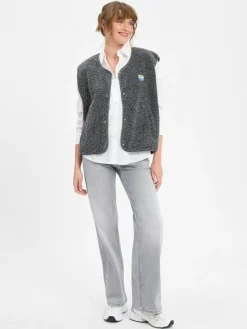 american vintage Jacken & Westen<Damen Weste - Hoktown anthrazit meliert