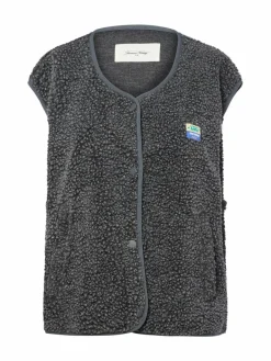 american vintage Jacken & Westen<Damen Weste - Hoktown anthrazit meliert