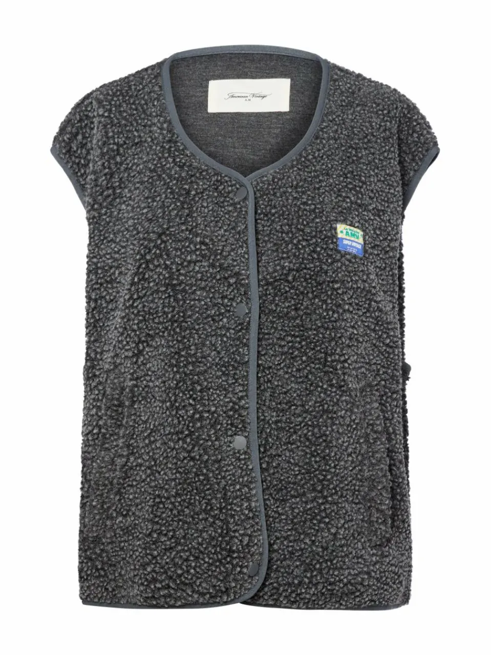 american vintage Jacken & Westen<Damen Weste - Hoktown anthrazit meliert