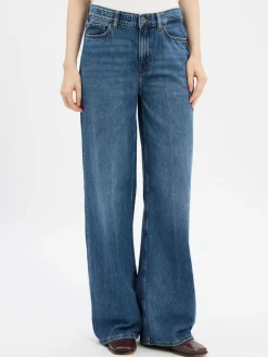 Drykorn Jeans<Damen Wide Fit Jeans - Flung blue stone uni