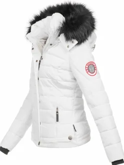 Navahoo Jacken & Westen<Damen Winterjacke - Chloe weiß uni