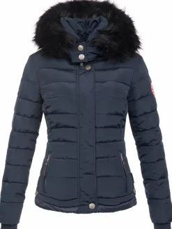 Navahoo Jacken & Westen<Damen Winterjacke - Chloe blau uni