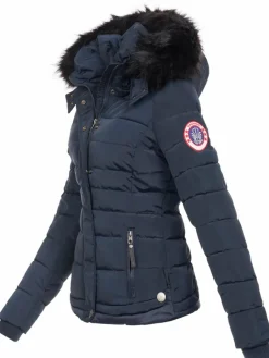 Navahoo Jacken & Westen<Damen Winterjacke - Chloe blau uni