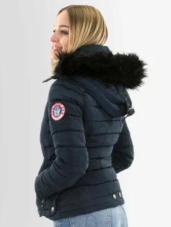 Navahoo Jacken & Westen<Damen Winterjacke - Chloe blau uni