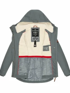 Marikoo Jacken & Westen<Damen Winterjacke - Bikoo blau uni