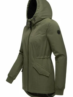 Ragwear Jacken & Westen<Damen Winterjacke - Dowey Warm Rain oliv uni