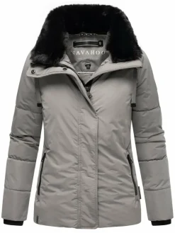 Navahoo Jacken & Westen<Damen Winterjacke - Frostii XIV grau uni