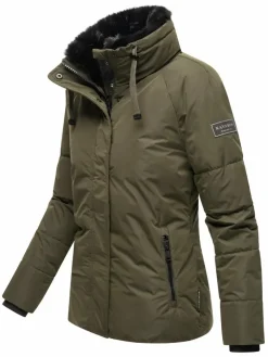Navahoo Jacken & Westen<Damen Winterjacke - Frostii XIV oliv uni