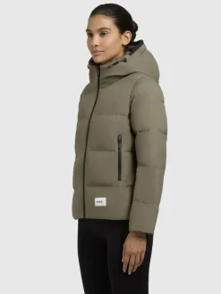 Khujo Jacken & Westen<Damen Winterjacke - Liev-YM grün uni