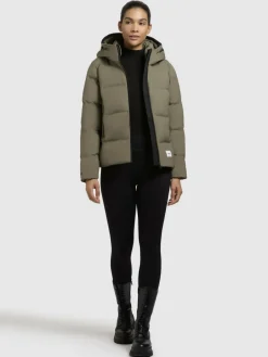 Khujo Jacken & Westen<Damen Winterjacke - Liev-YM grün uni