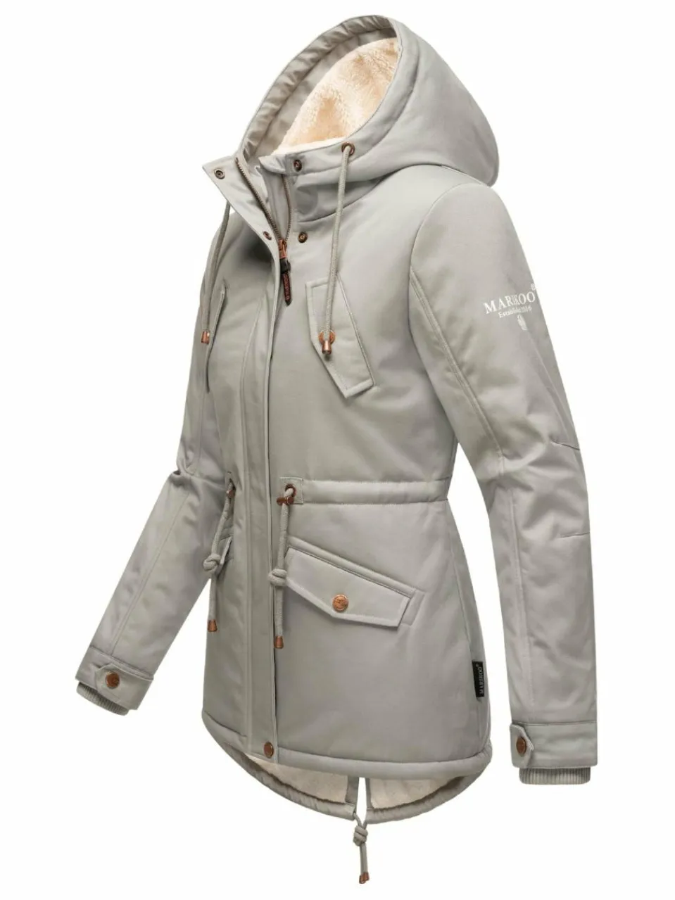 Marikoo Jacken & Westen<Damen Winterjacke - Manolya grau uni