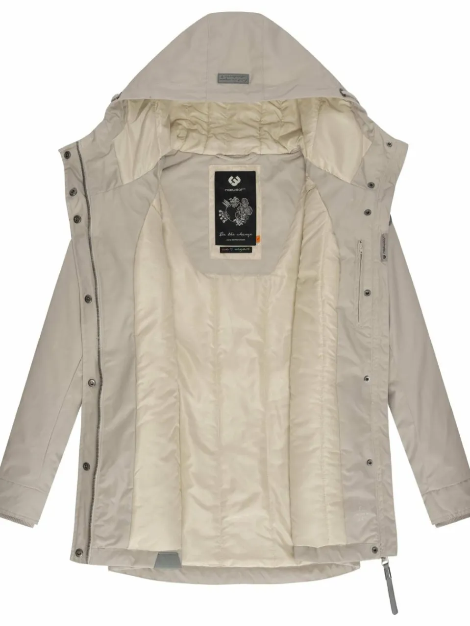 Ragwear Jacken & Westen<Damen Winterjacke - Monadis Black Label grau uni