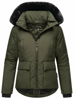 Marikoo Jacken & Westen<Damen Winterjacke - Morinaa XVI oliv uni