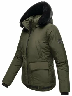 Marikoo Jacken & Westen<Damen Winterjacke - Morinaa XVI oliv uni