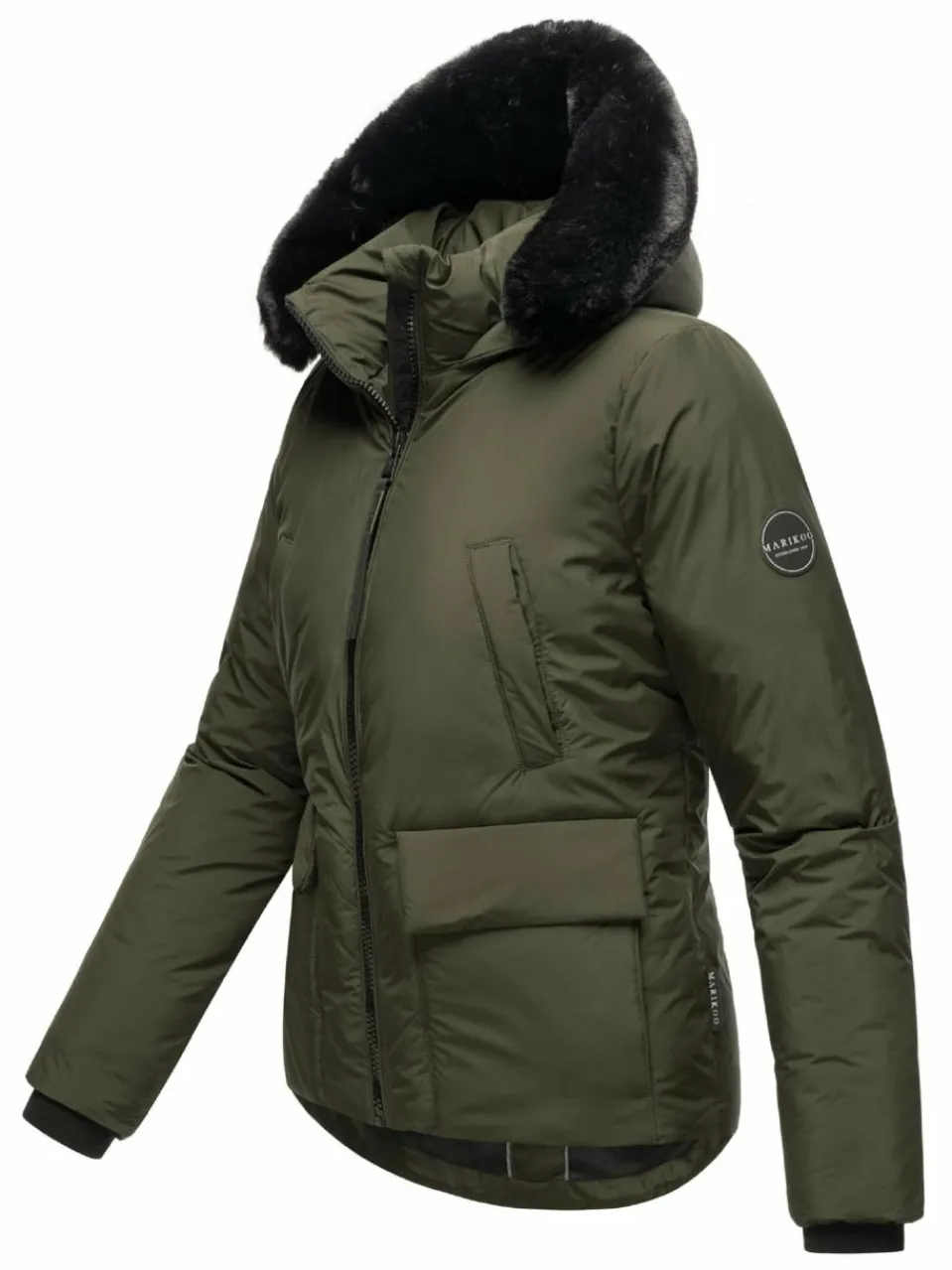 Marikoo Jacken & Westen<Damen Winterjacke - Morinaa XVI oliv uni
