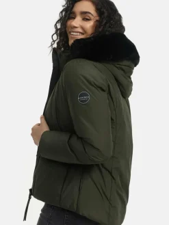 Marikoo Jacken & Westen<Damen Winterjacke - Morinaa XVI oliv uni
