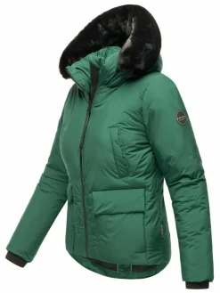 Marikoo Jacken & Westen<Damen Winterjacke - Morinaa XVI grün uni