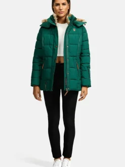 Marikoo Jacken & Westen<Damen Winterjacke - Nekoo grün uni