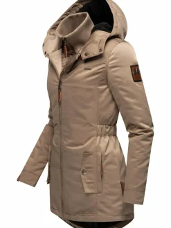 Marikoo Jacken & Westen<Damen Wintermantel - Sanakoo taupe uni