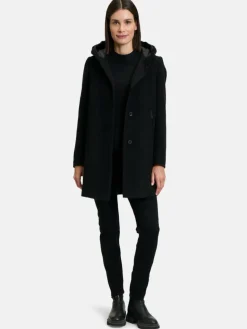 Gil Bret Jacken & Westen<Damen Wolljacke schwarz uni