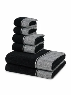 Damen Möve Heimtextilien>Handtuchset 6-teilig - Brooklyn