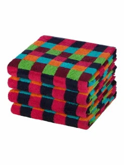 Cawö Heimtextilien<Handtuchset 4-teilig - Lifestyle mehrfarbig kariert