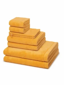 Cawö Heimtextilien<Handtuchset 8-teilig - Lifestyle orange uni