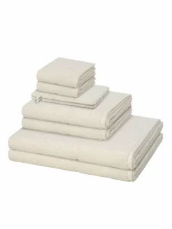 Möve Heimtextilien<Handtuchset 8-teilig - Pearl beige uni