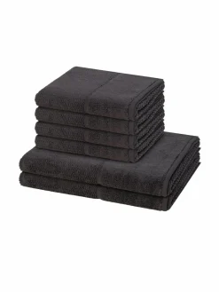 Möve Heimtextilien<Handtuchset 6-teilig - Pearl grau uni