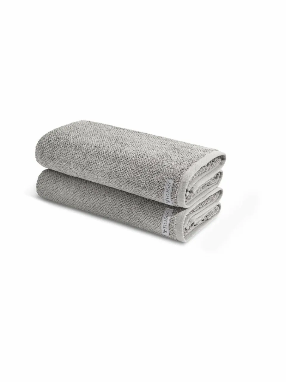 Ross Heimtextilien<Handtuchset 2-teilig - Selection Organic Cotton grau uni