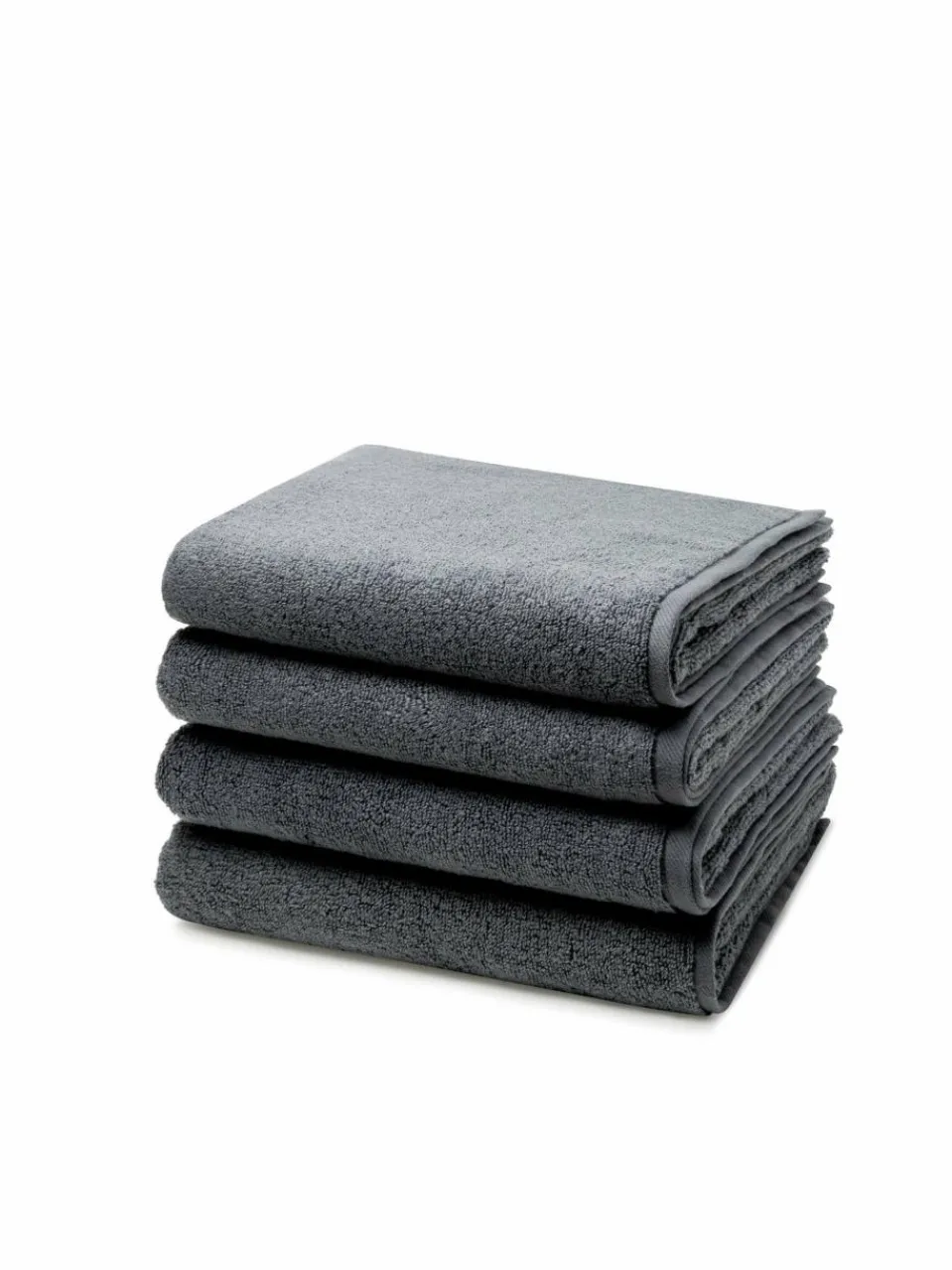 Ross Heimtextilien<Handtuchset 4-teilig - Sensual Skin grau uni