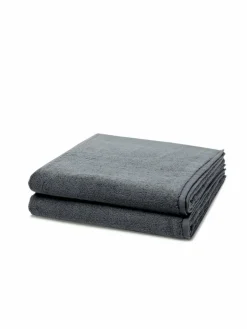 Ross Heimtextilien<Handtuchset 2-teilig - Sensual Skin grau uni