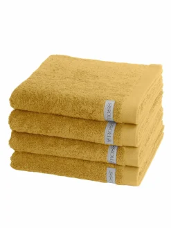 Ross Heimtextilien<Handtuchset 4-teilig - Sinfonie gelb uni