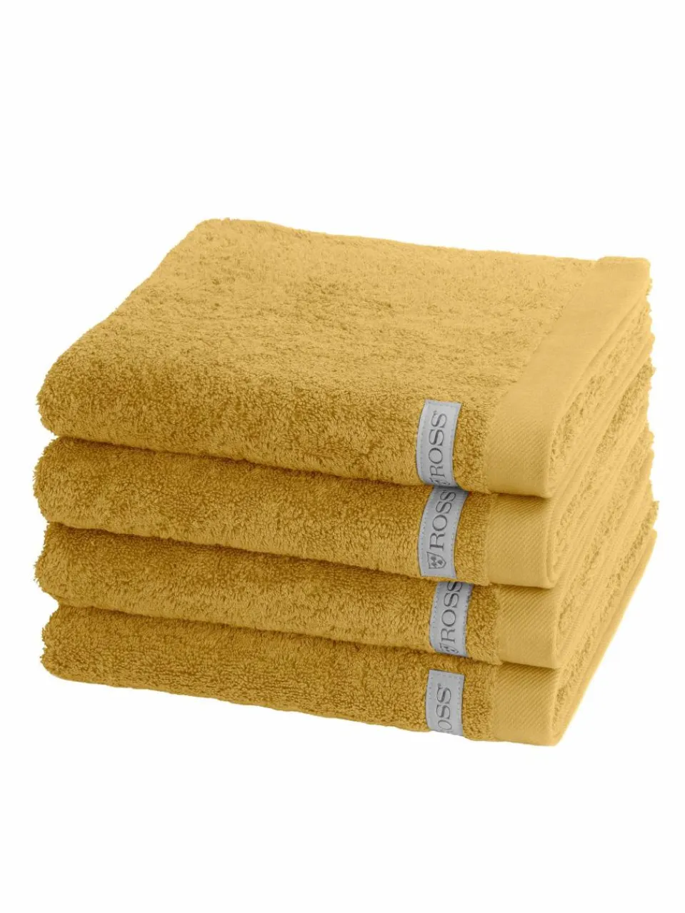 Ross Heimtextilien<Handtuchset 4-teilig - Sinfonie gelb uni