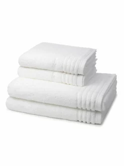 Vossen Heimtextilien<Handtuchset 4-teilig - Vienna Style Supersoft weiß uni