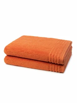 Vossen Heimtextilien<Handtuchset 2-teilig - Vienna Style Supersoft orange uni